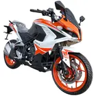 Мотоцикл FORTE FT300-R1 бело-оранжевый, фото 