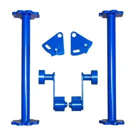 Комплект для установки гнутого транспортера картофелекопалки (2 кронштейна + 2 натяжителя + 2 натяжителя) ККд29, фото 