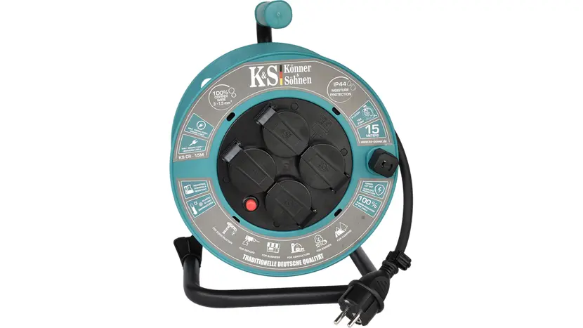 Удлинитель на катушке Konner&Sohnen KS CR-15M, фото фото 2