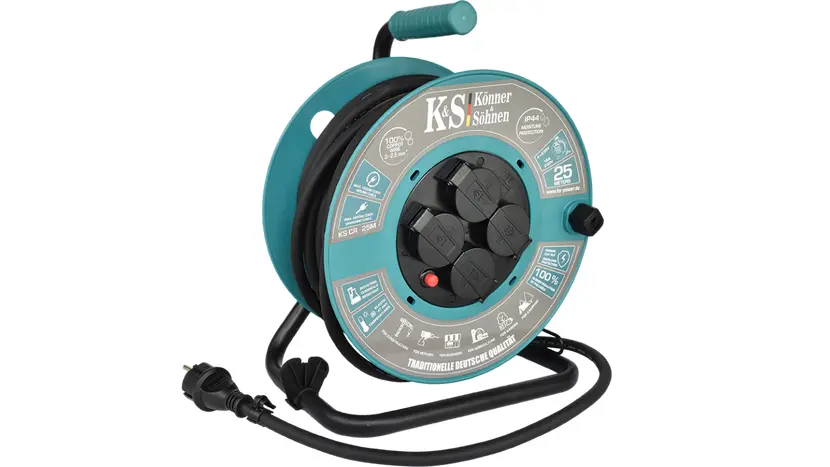 Удлинитель на катушке Konner&Sohnen KS CR-25M, фото фото 2