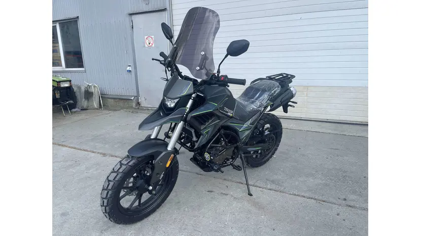 Мотоцикл TEKKEN 250 NEW черно-зеленый (ТИП ШИН DUAL SPORT), фото фото 2