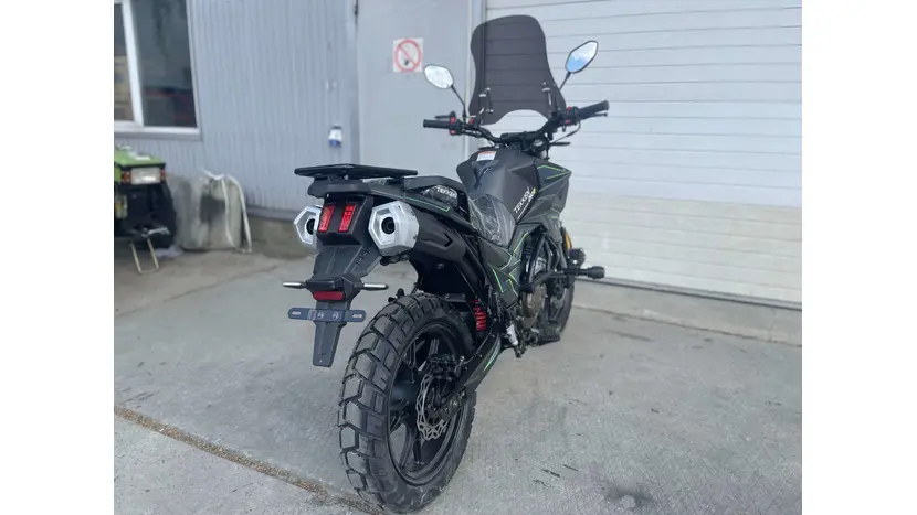 Мотоцикл TEKKEN 250 NEW черно-зеленый (ТИП ШИН DUAL SPORT), фото фото 8