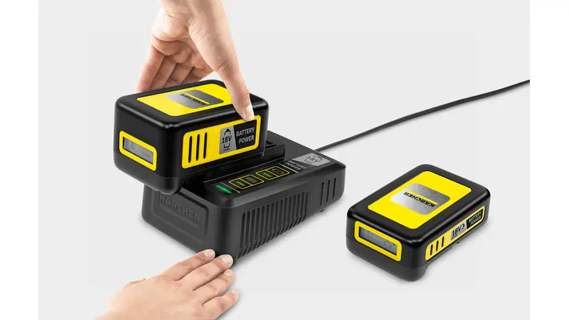 Быстрозарядное устройство Karcher для аккумулятора 18 В 2.5А, фото фото 4