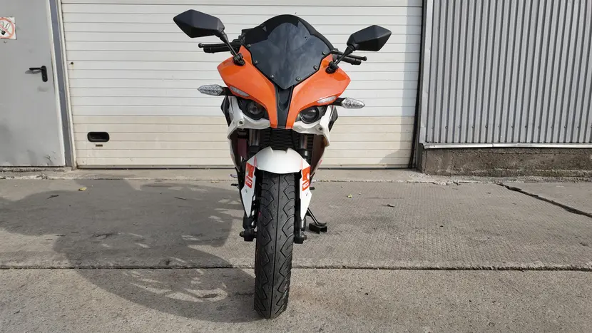Мотоцикл FORTE FT300-R1 бело-оранжевый, фото фото 8