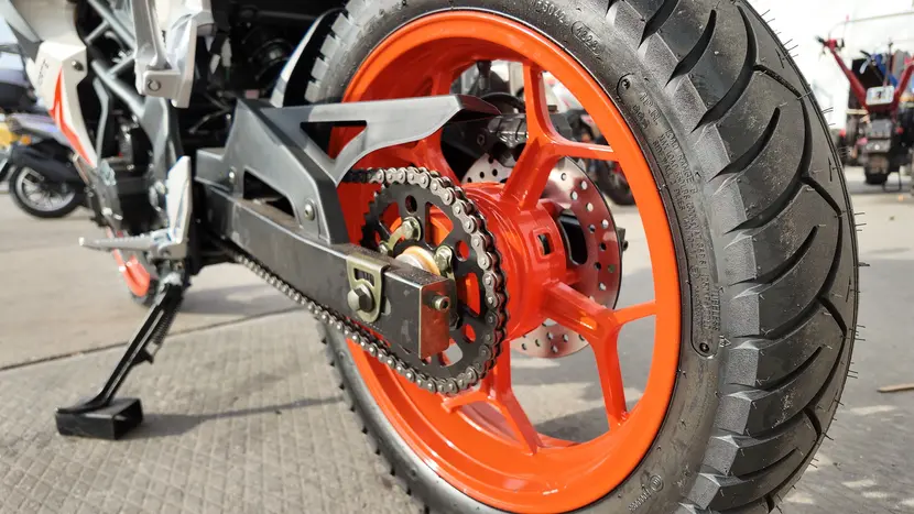 Мотоцикл FORTE FT300-R1 бело-оранжевый, фото фото 21