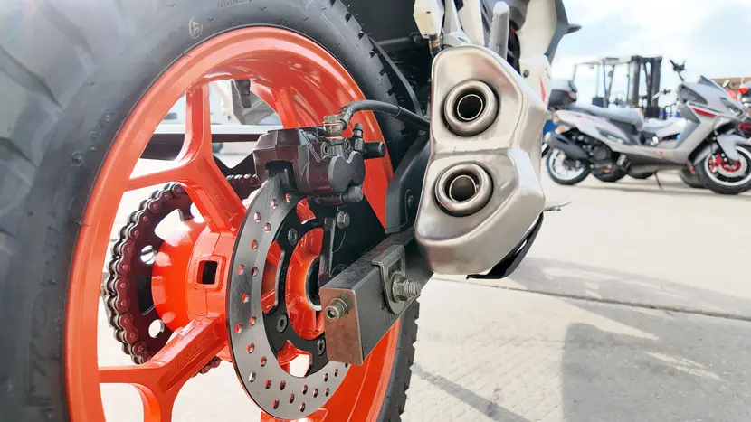 Мотоцикл FORTE FT300-R1 бело-оранжевый, фото фото 22