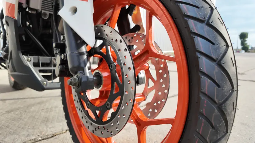 Мотоцикл FORTE FT300-R1 бело-оранжевый, фото фото 25