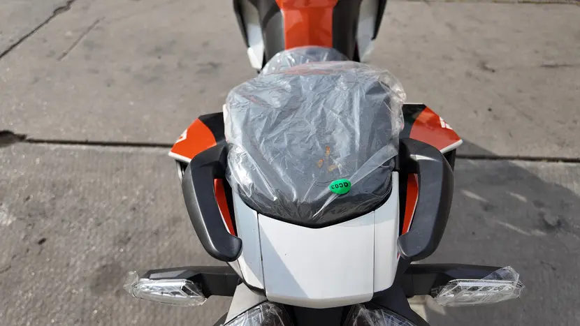 Мотоцикл FORTE FT300-R1 бело-оранжевый, фото фото 11