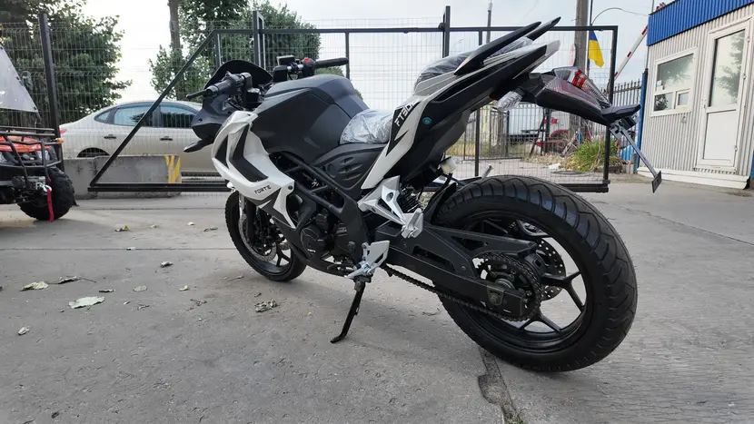 Мотоцикл FORTE FT300-R1 бело-чёрный, фото фото 8