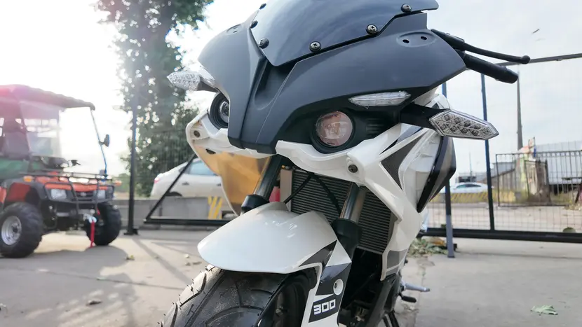 Мотоцикл FORTE FT300-R1 бело-чёрный, фото фото 12